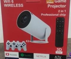 Proyector con video juegos